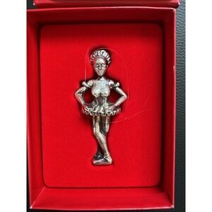 Nutcracker Christmas Figurine Oneida 1992‎ Silver Plated Ornament 90s